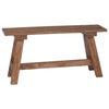 vidaXL Banco Natural 92 x 23,5 x 45,5 cm Madera maciza de Caoba