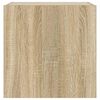 vidaXL Mueble de TV de pared con luces LED roble Sonoma 40,5x35x40 cm