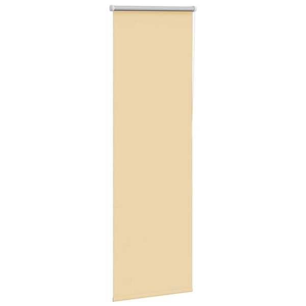 vidaXL Estor Enrollable Opaco Beige 55x175 cm Tela Ancho 50,7 cm