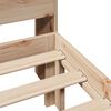 vidaXL Cama con estantería sin colchón madera maciza de pino 90x190 cm