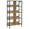 vidaXL Estante de libros 8 niveles 82 x 32 x 144,5 cm Roble artisan
