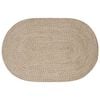 vidaXL Alfombras de &aacute;rea Blanco 100 x 152 cm yute