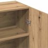 vidaXL Aparador de madera de ingeniería roble artisan 70x34x90 cm