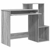 vidaXL Escritorio Gris Sonoma 106 x 41 x 88.5 cm Madera de ingenier&iacute;a