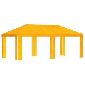vidaXL Cubierta de gazebo 6 x 3 m Amarillo Poli&eacute;ster 190
