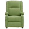 vidaXL Sill&oacute;n reclinable el&eacute;ctrico de terciopelo verde claro