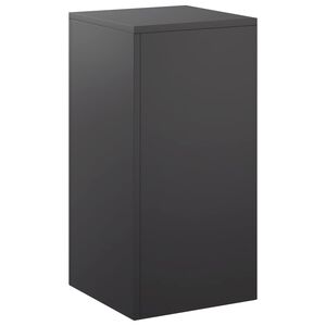 vidaXL Soporte de plantas Negro 30 x 30 x 60 cm Acero