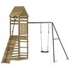vidaXL Parque infantil de exterior madera de pino impregnada