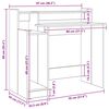 vidaXL Escritorio Madera vieja 97 x 45 x 90 cm Madera de ingenier&iacute;a