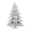 vidaXL &Aacute;rbol de Navidad artificial plegable cubierto de nieve 240 cm