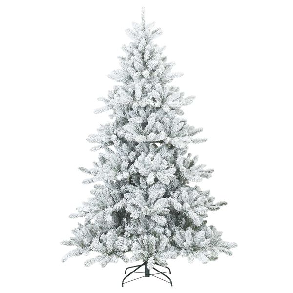 vidaXL &Aacute;rbol de Navidad artificial plegable cubierto de nieve 240 cm