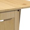 vidaXL Set comedor plegable mariposa 5 pzas Corona madera pino marrón