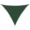 vidaXL Toldo de vela verde oscuro HDPE 160 g/m&sup2; 3,5x3,5x4,9 m