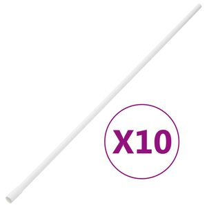 vidaXL Canaletas para cables PVC &Oslash;16 mm 10 m