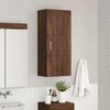 vidaXL Armario de pared para ba&ntilde;o TULUM Roble Marr&oacute;n 37 x 24,5 x 86 cm