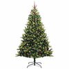 vidaXL &Aacute;rbol de Navidad Artificial Plegable 300 LEDs Verde 240 cm
