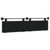 vidaXL Cabecera Colgante Negro 210 x 55 x 5 cm Cuero sint&eacute;tico