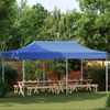 vidaXL Carpa de Fiesta Azul 291 x 580 x 315 cm Tela Oxford