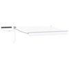 vidaXL Toldo Retr&aacute;ctil El&eacute;ctrico Blanco 3 x 2,5 m