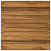 vidaXL Encimera 40 x 40 x 3,5 cm Cuadrado Madera de teca maciza