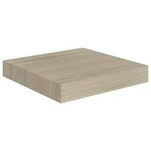 vidaXL Estante flotante de pared MDF color roble 23x23,5x3,8 cm