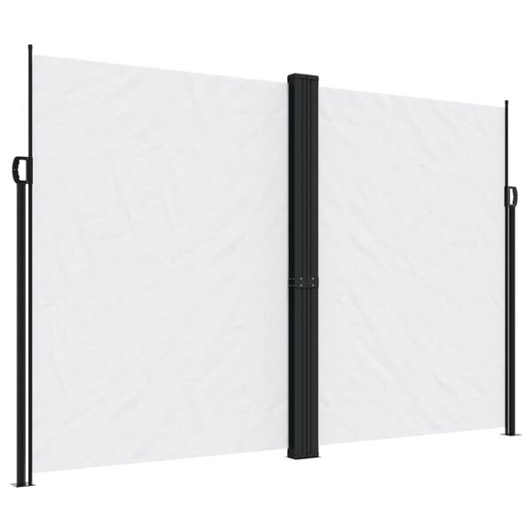vidaXL Toldo lateral retr&aacute;ctil blanco 220x1200 cm
