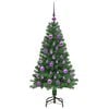 vidaXL &Aacute;rbol de Navidad artificial Verde 120 cm PVC y Acero y Pl&aacute;stico
