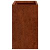 vidaXL Jardineras de pared 2 uds acero corten oxidado 53x10x17 cm