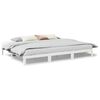 vidaXL Estructura de cama familiar sin colch&oacute;n blanco 270x200 cm