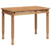 vidaXL Mesa de comedor de jard&iacute;n madera maciza de teca 120x65x80 cm