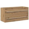 vidaXL Mueble para lavabo de ba&ntilde;o, roble artesanal, 100 x 38,5 x 48 cm, madera de ingenier&iacute;a