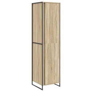 vidaXL Armario Sonoma 50 x 50 x 200 cm Madera de ingenier&iacute;a
