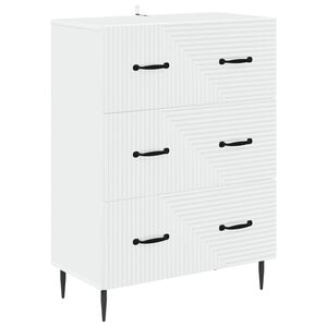 vidaXL Cajonera Blanco 66 x 34,5 x 89,5 cm Madera de ingenier&iacute;a