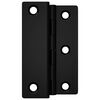 vidaXL Bisagra 2 pcs Negro 38 x 17 x 60 mm Hierro