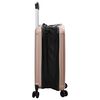 vidaXL Maleta con cerradura Rosa dorado 34 x 23 x 55.5 cm Pl&aacute;stico ABS