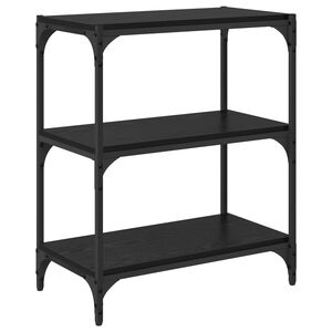 vidaXL Estanter&iacute;a para libros Roble negro 60 x 33 x 70,5 cm