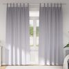 vidaXL Cortinas Opacas con Anillas 2 pcs Gris Metalizado 245 x 140 cm