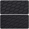 vidaXL Alfombrilla de Coche 4 pcs Negro Goma