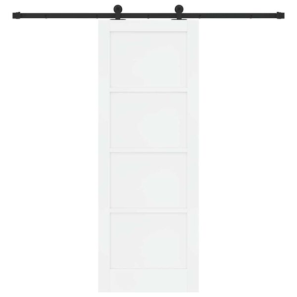 vidaXL Puerta Corredera ORKDAL 78 x 211 cm Madera de pino macizo