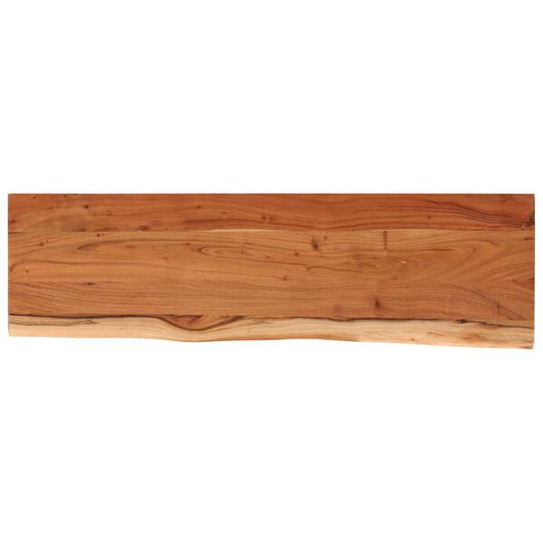 vidaXL Tablero rectangular madera de acacia borde vivo 120x40x3,8 cm