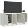 vidaXL Mueble para TV de acero blanco 99x39x44 cm