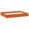 vidaXL Cama para perro Marr&oacute;n cera 72 x 54 x 9 cm
