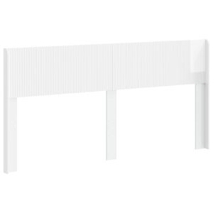 vidaXL Cabecero Blanco Brillante PB