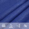 vidaXL Toldo de vela cuadrado HDPE azul 160 g/m&sup2; 7x7 m