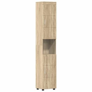 vidaXL Juego de Muebles de Ba&ntilde;o TULUM Roble Sonoma 37 x 31,5 x 203 cm