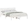 vidaXL Estructura de cama 140 x 200 cm Madera de pino macizo