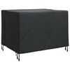 vidaXL Funda para muebles Negro 110 x 84 x 70 cm Tela Oxford 420D