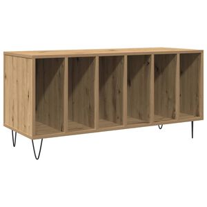 vidaXL Mueble para discos de vinilo Roble artisan 100 x 38 x 48 cm