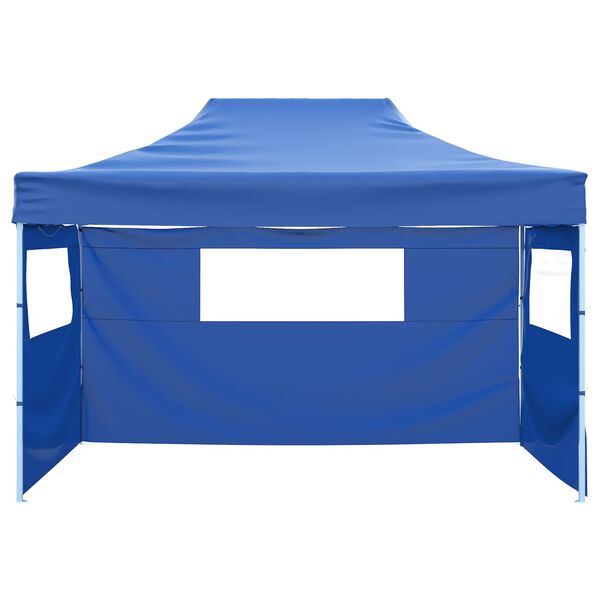 vidaXL Carpa de Fiesta Azul 291 x 431 x 315 cm Tela Oxford