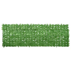 vidaXL Toldo para balc&oacute;n con hojas verde 300x100 cm
